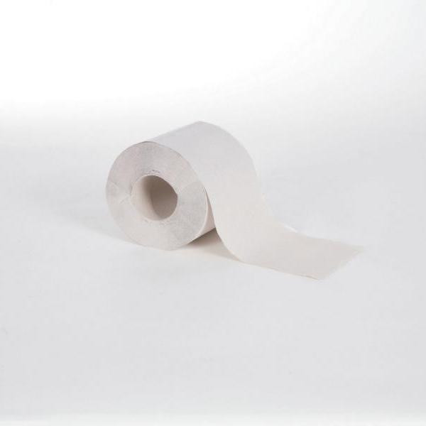 64 Rollen Toilettenpapier 1-lagig VORTEILSGRÖSSE, hell, Einzelrollen, 64 Rollen/Sack