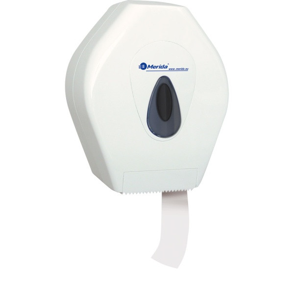 Toilettenpapier-Großrollen-Spender "Merida Top Mini" weiß/grau
