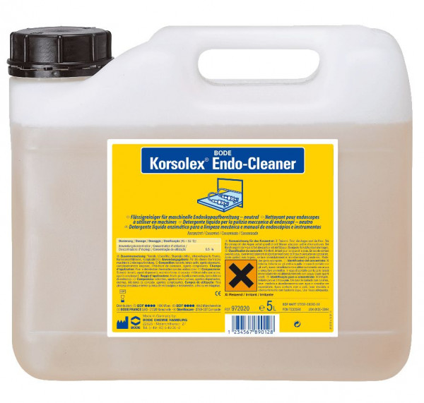 5 Liter Korsolex® Endo-Cleaner | Reiniger für die chemo-thermische Endoskopaufbereitung