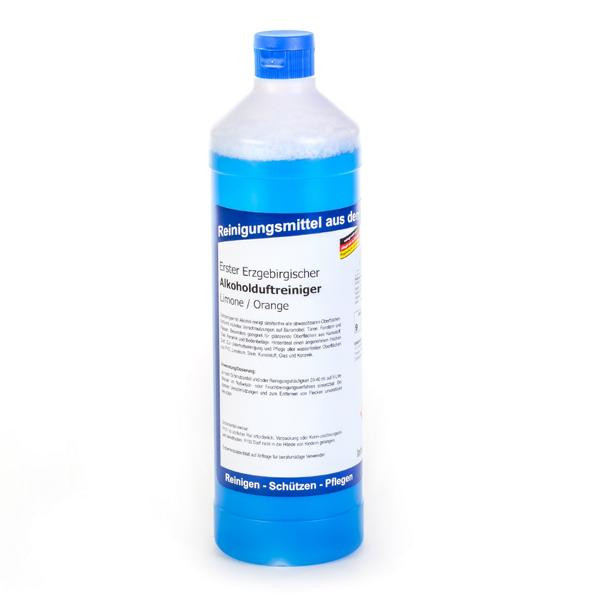 1 Liter Rundflasche Erster Erzgebirgischer Alkohol-Duftreiniger Limone/Orange