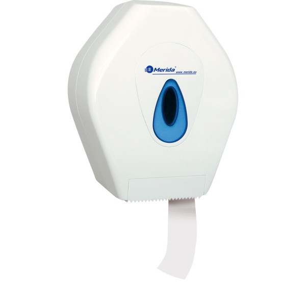 Toilettenpapier-Großrollen-Spender "Merida Top Mini" weiß/blau