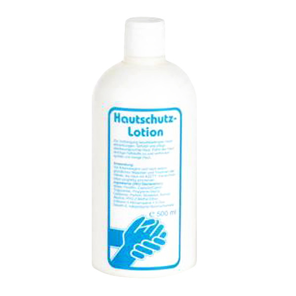 500 ml Rundflasche Hautschutzlotion | Hautschutz gegen wässrige Arbeitsstoffe