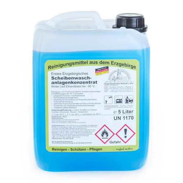 5 Liter Erstes Erzgebirgisches Scheibenwaschanlagenkonzentrat Winter, bis -60°C