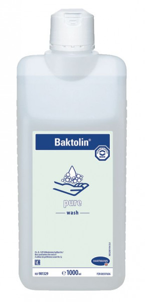 1 Liter Baktolin® pure | milde Waschlotion, parfümfrei und farbstofffrei