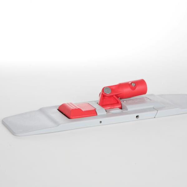 Mopp-Halter/Klapphalter "Master Clip" 40 cm | grau/rot | für Mopp-Bezüge mit Taschen