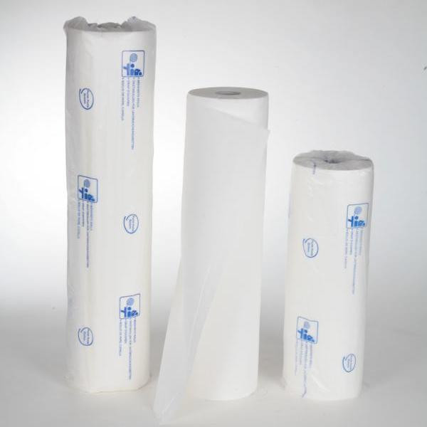 9x Ärzterollen 2-lagig, 39 cm x 50 m, SPARPACK, Zellstoff weiß, 9 Rollen/Karton