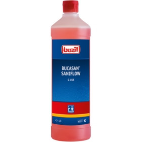 1 Liter G458 BUCASAN® SANIFLOW | Sanitärunterhaltsreiniger auf Zitronensäurebasis