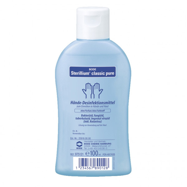 100 ml Sterillium® classic pure Händedesinfektion farbstoff- und parfümfrei