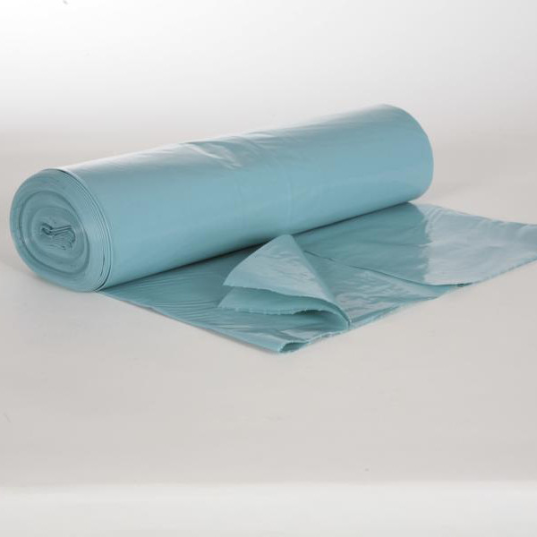 Rolle Müllsäcke 120 Liter, T 60 33µ blau LDPE, 700 x 1100 mm | 25 Stück/Rolle