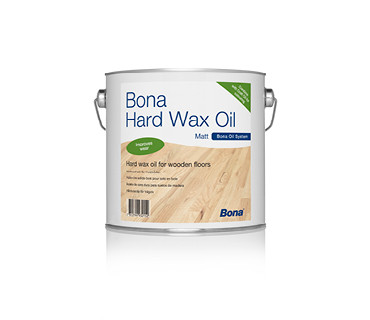 2,5 Liter Bona Hardwax Oil halbmatt | Hartwachsöl zur Oberflächenbehandlung für Holzböden