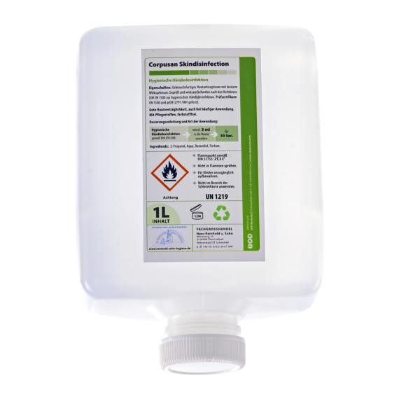 1000 ml Patrone IVN Corpusan Skindisinfection | alkoholische Händedesinfektion, VAH-Listung