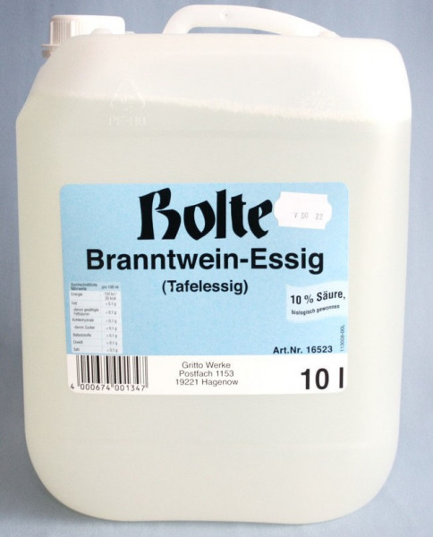 Bolte Branntwein-Essig | 10 Liter