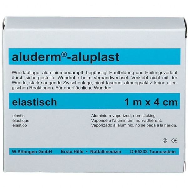 Söhngen® aluderm®-aluplast elastisches Pflaster | 1 m x 4 cm