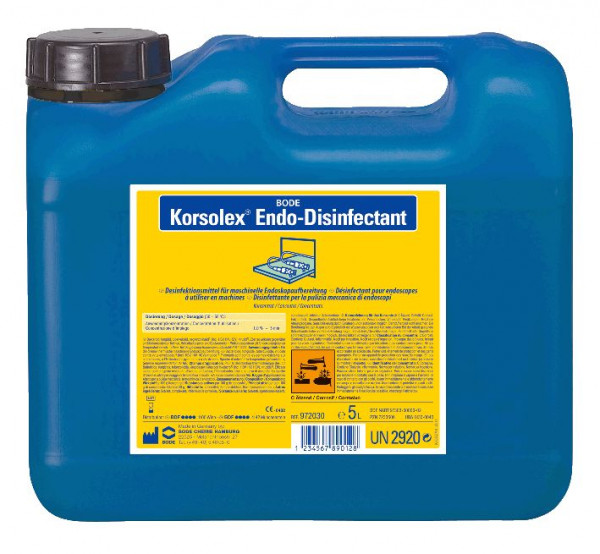 5 Liter Korsolex® Endo-Disinfectant | für die chemo-thermische Endoskopaufbereitung