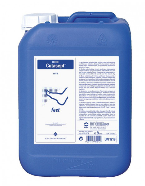 5 Liter Cutasept® feet | Vital-Fußpflege und Fußpilzprophylaxe