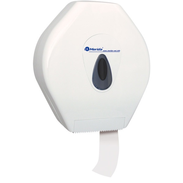 Toilettenpapier-Großrollen-Spender "Merida Top Maxi" weiß/grau | für Toilettenpapier-Großrolle 1020