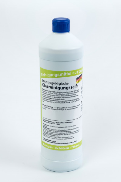 Erste Erzgebirgische Glasreinigungsseife | 1 Liter