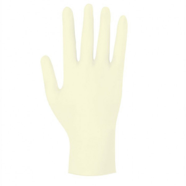 100 Stück/Box Einweghandschuhe Latex, puderfrei | nicht steril, AQL 1,5
