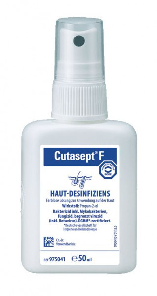 50 ml Cutasept® F | Hautantiseptikum für Stations- und Praxisbereiche, Sprühflasche