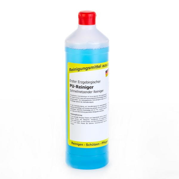 1 Liter Rundflasche Erster Erzgebirgischer PU-Reiniger | hochaktiver Unterhaltsreiniger