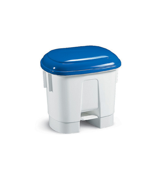 Abfallbehälter, Treteimer 30 Liter "Derby" | mit farbigem HACCP-Deckel