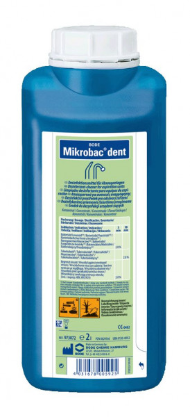 2 Liter Mikrobac® dent | Desinfektion für dentale Absauganlagen