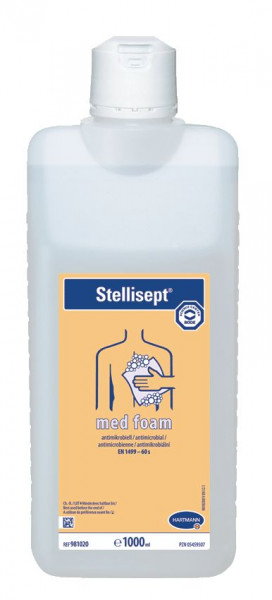 1 Liter Stellisept® med foam | antiseptische Hände- & Körperwaschung mit bakterizider Wirksamkeit